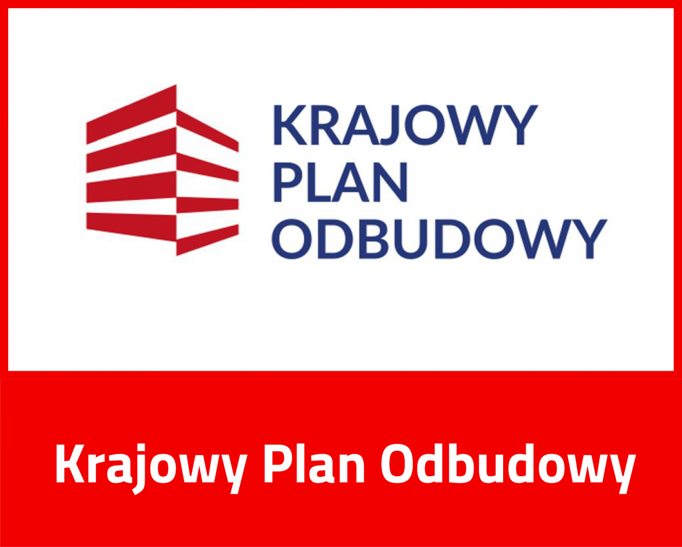 Krajowy Plan Odbudowy