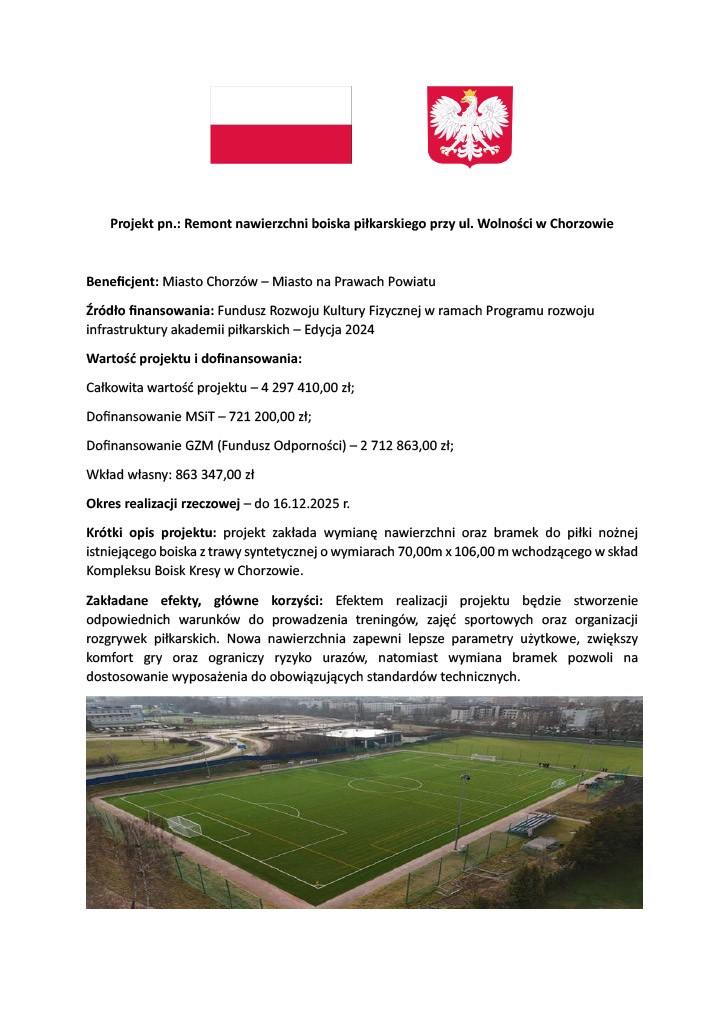 Podgląd graficzny oficjalnego ogłoszenia miejskiego
