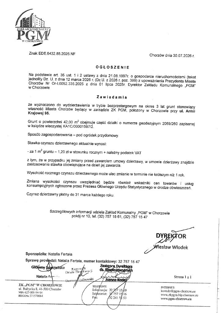 Ogłoszenie