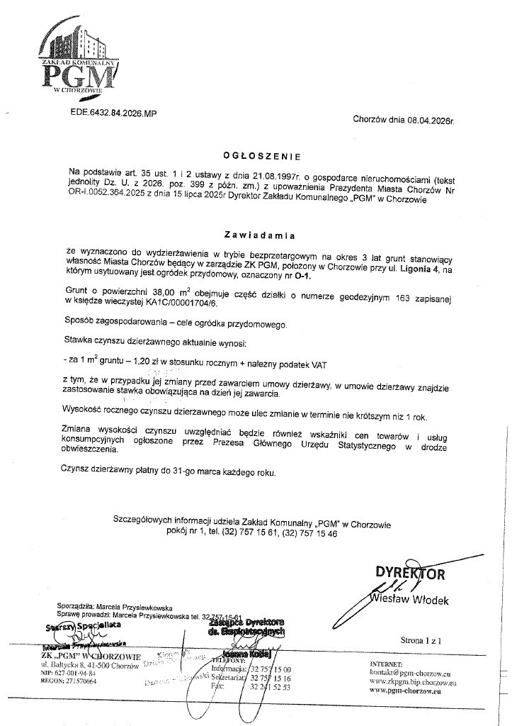 Ogłoszenie